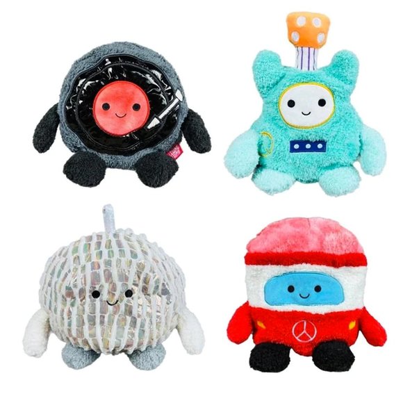 BUMBUMZ 7.5" Randy the Vinyl Record GroovyBumz Collectible Stuffed Toy NWT - Picture 7 of 7